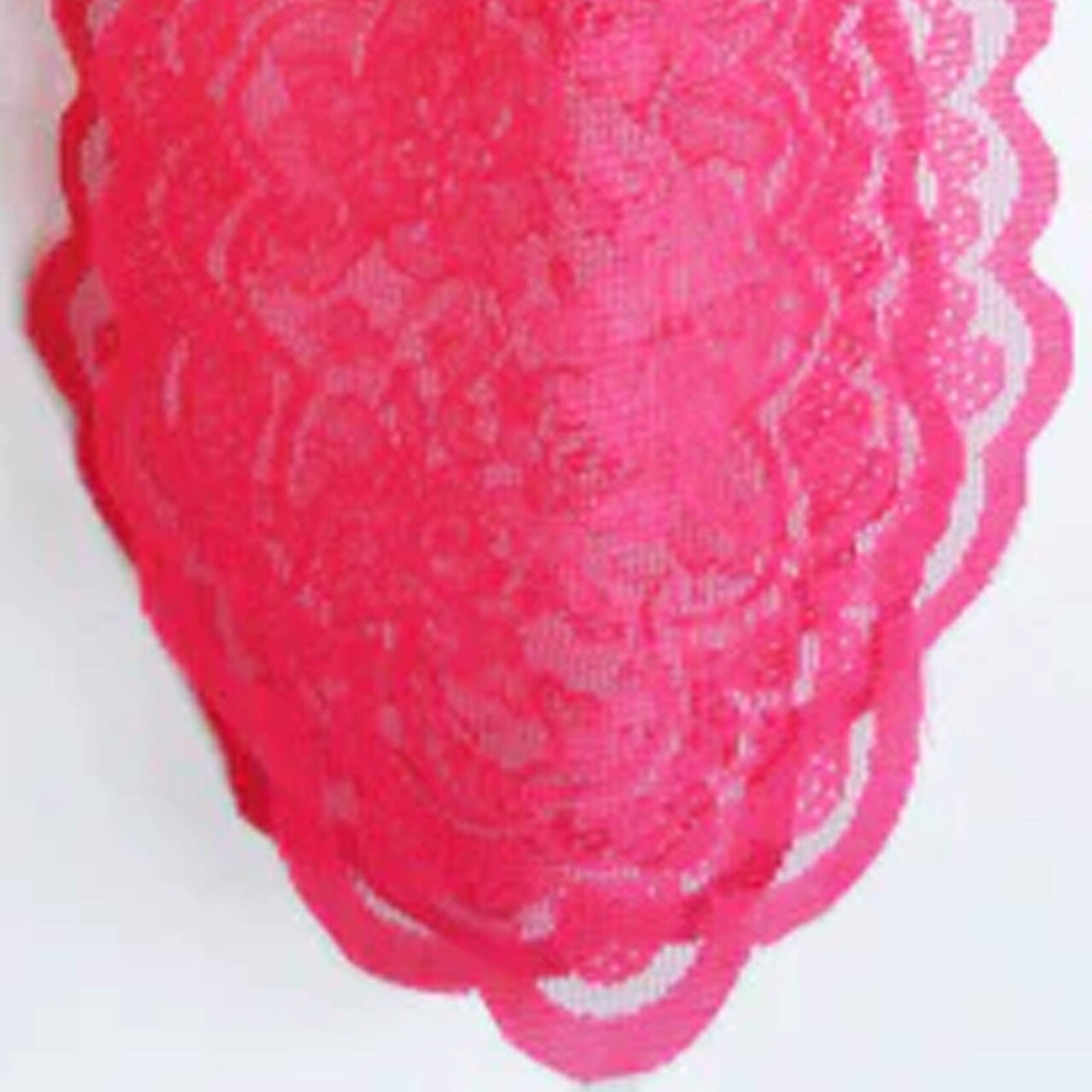 10 Pieces Fuchsia Caspari Lace Chair Sashes Vibrant Wedding and Event Decor 9" x 108"