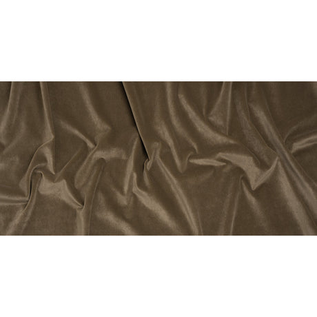 Polyester Upholstery Velvet by Crypton - Taupe