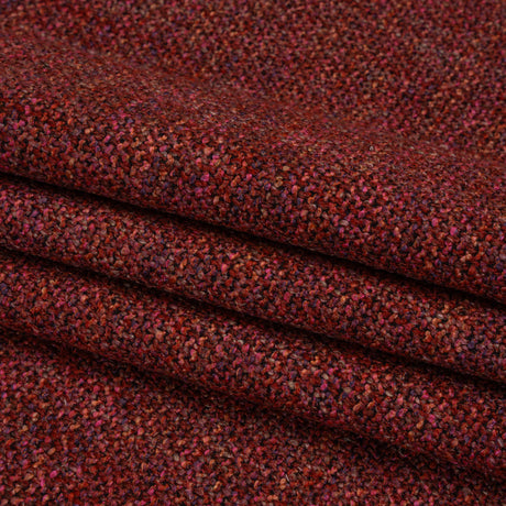 Acetate and Viscose Upholstery Tweed - Lipstick