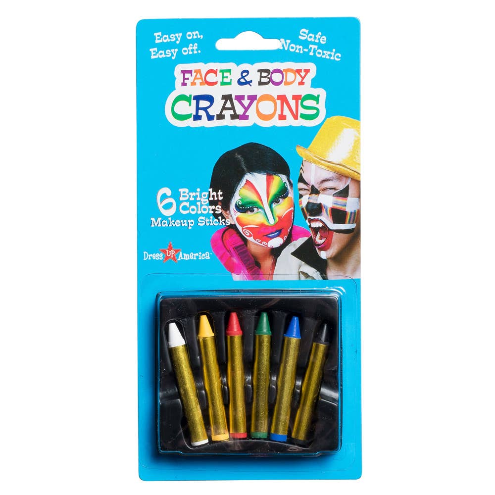 6 Color Face Paint - Blister Pack
