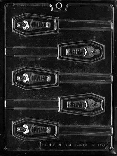Casket Pretzel Pop Chocolate Mold