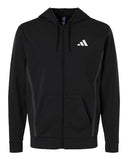 Adidas Men's Game & Go Fleece Full-Zip Hooded Sweatshirt