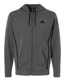 Adidas Men's Game & Go Fleece Full-Zip Hooded Sweatshirt