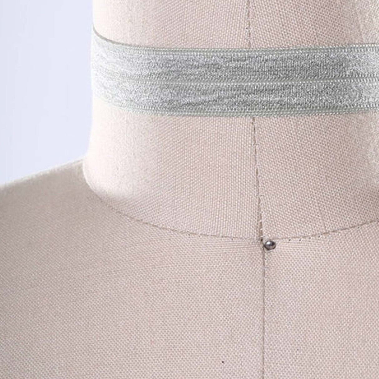3 Yards 5/8" Moss Green Fold Over Elastic Face Mask Trim