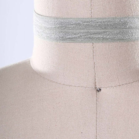3 Yards 5/8" Moss Green Fold Over Elastic Face Mask Trim