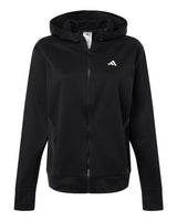 Adidas Women's Game & Go Fleece Full-Zip Hooded Sweatshirt