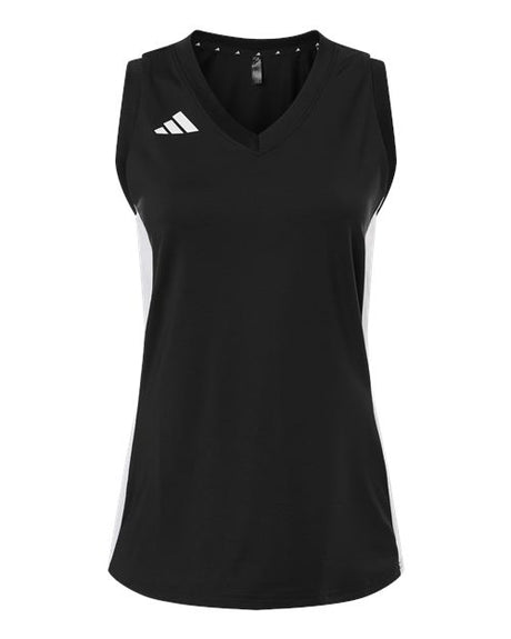 adidas Women's Quickset V-Neck Sleeveless Jersey