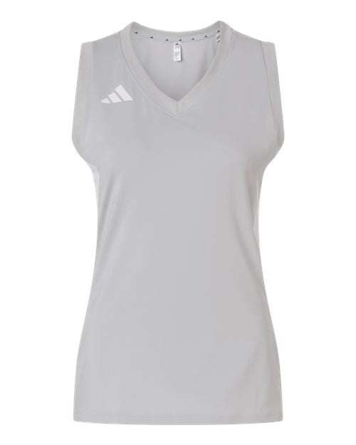 adidas Women's Quickset V-Neck Sleeveless Jersey
