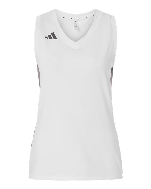 adidas Women's Quickset V-Neck Sleeveless Jersey