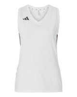 adidas Women's Quickset V-Neck Sleeveless Jersey