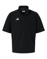 Adidas Men's Short Sleeve Quarter-Zip Pullover