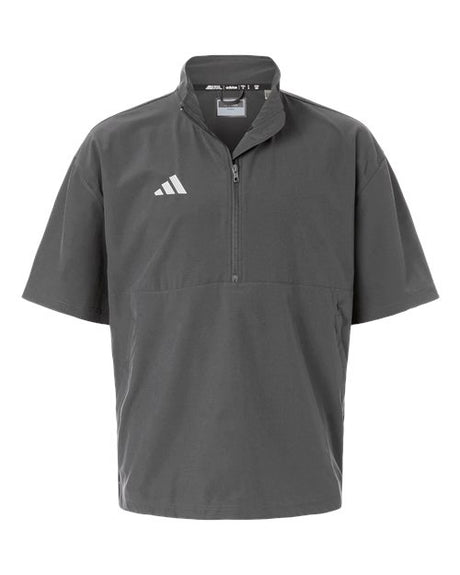 Adidas Men's Short Sleeve Quarter-Zip Pullover