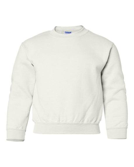 Gildan® Heavy Blend Crewneck Youth Long Sleeve Sweatshirt