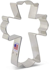 Ann Clark Large Fancy Cross Cookie Cutter, 4.5"