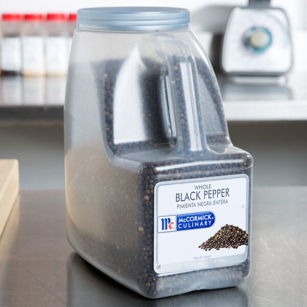 McCormick Culinary Whole Black Pepper 5.75 lb.