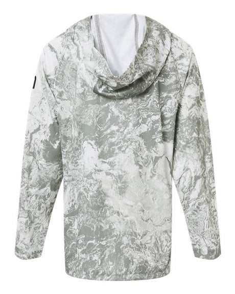HUK Youth Pursuit Mossy Oak Printed Hooded Long Sleeve T-Shirt