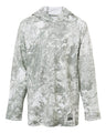 HUK Youth Pursuit Mossy Oak Printed Hooded Long Sleeve T-Shirt