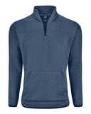 J. America Unisex Pebble Fleece Quarter-Zip Pullover