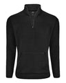 J. America Unisex Pebble Fleece Quarter-Zip Pullover
