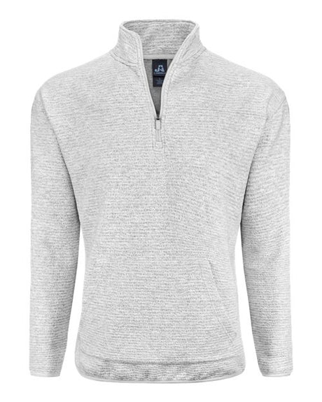 J. America Unisex Pebble Fleece Quarter-Zip Pullover