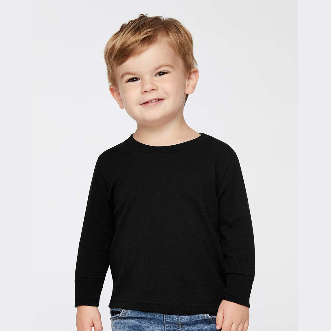 RADYAN Toddler Cotton Jersey Long Sleeve T-Shirt
