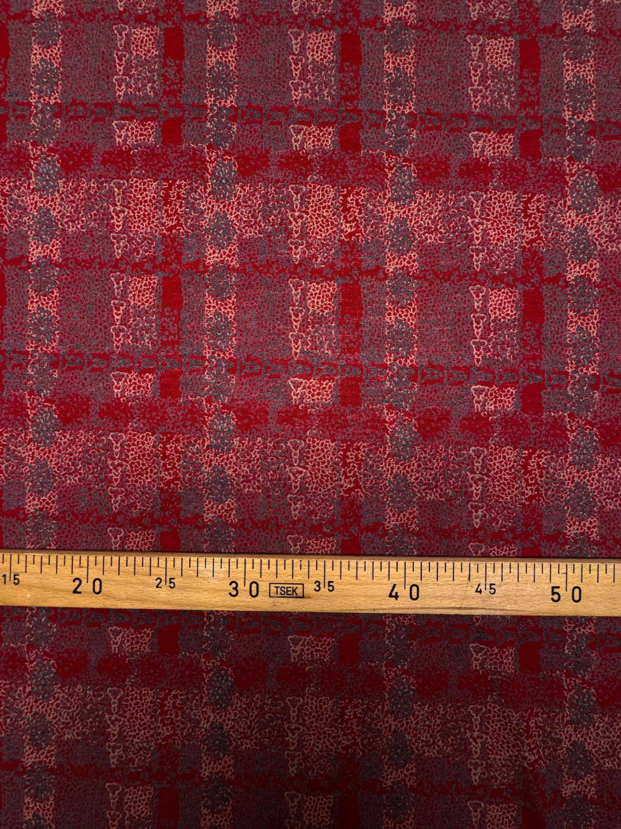 Acrylic Elastane Knitted Fabric Multicolour