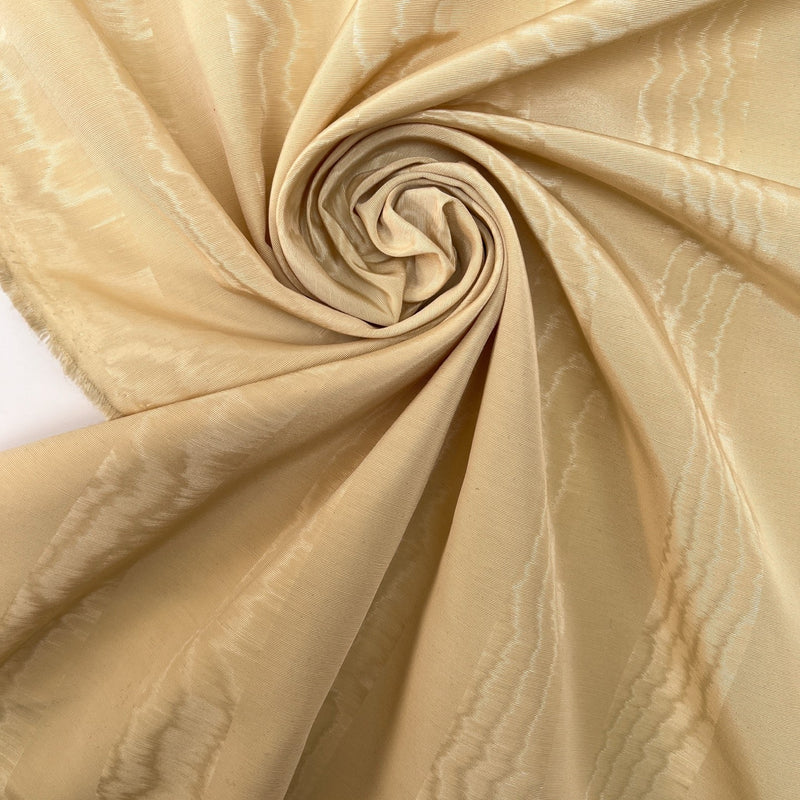 Polyester Moiré Fabric Beige