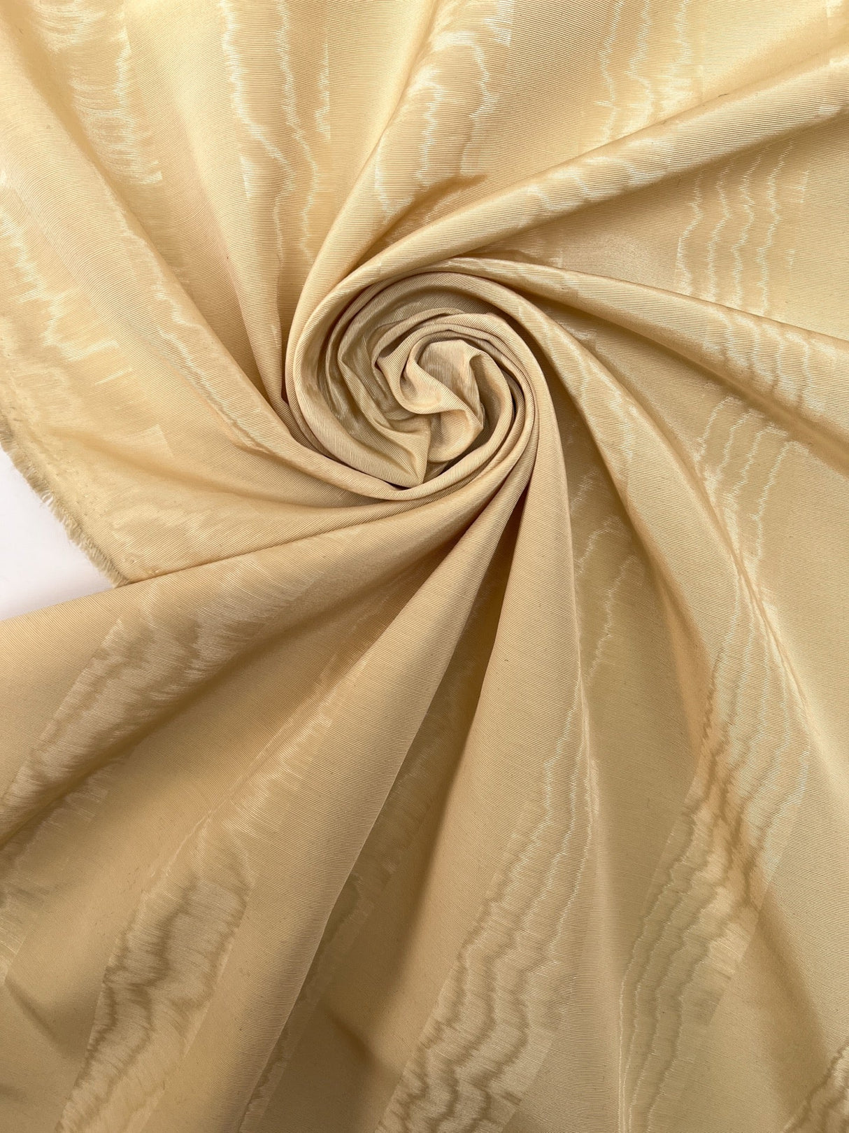 Polyester Moiré Fabric Beige