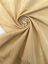 Polyester Moiré Fabric Beige