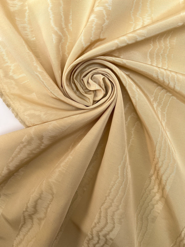 Polyester Moiré Fabric Beige