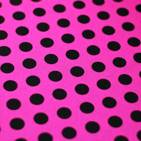 E-Z Dots Nylon Spandex Fabric - Large Polka Dots Print, 58/60" Width (1 Yard)