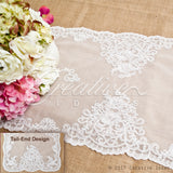 14"X72" Butterfly Lace Table Runner-Pc (White)