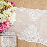 14"X72" Butterfly Lace Table Runner-Pc (White)