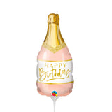 Foil Balloon Birthday Pink Bubbly Mini Shape