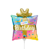 Foil Balloon Birthday Present Mini Shape