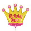 Birthday Queen Mini Shape Foil Balloon