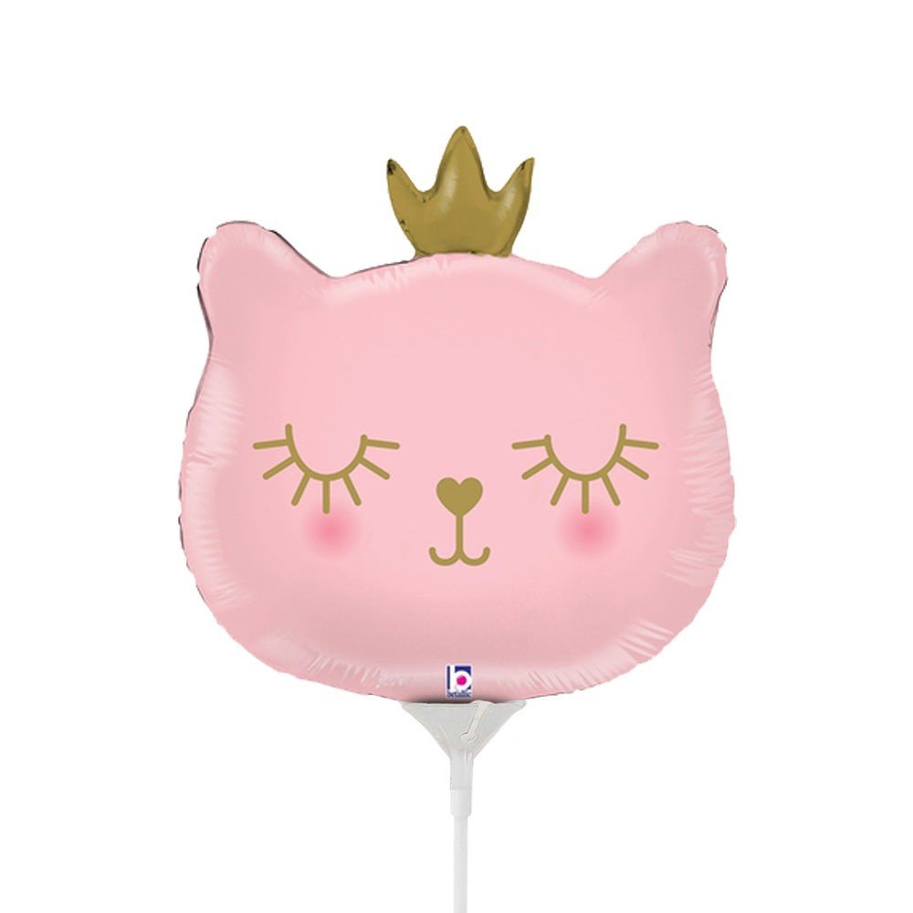 Foil Balloon Cat Princess Mini Shape