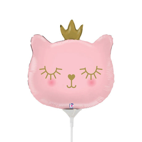 Foil Balloon Cat Princess Mini Shape
