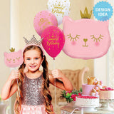 Foil Balloon Cat Princess Mini Shape
