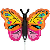 Butterfly Foil Balloon 14 Inch Colorful