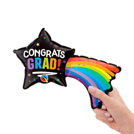 Foil Balloon Congrats Grad Shooting Star