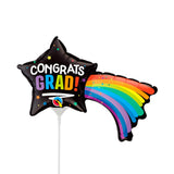 Foil Balloon Congrats Grad Shooting Star