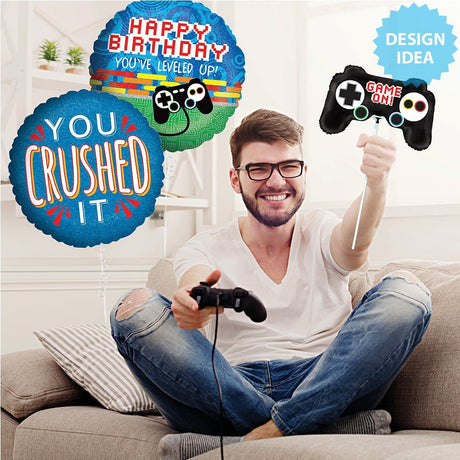 Game Controller Mini Shape Foil Balloon