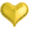 Foil Balloon 14 Inch Jelly Heart Metallic Gold