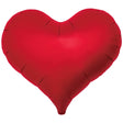 Foil Balloon 14 Inch Jelly Heart Ruby Red
