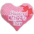 Foil Balloon Mother's Day Heart Dots & Ribbon