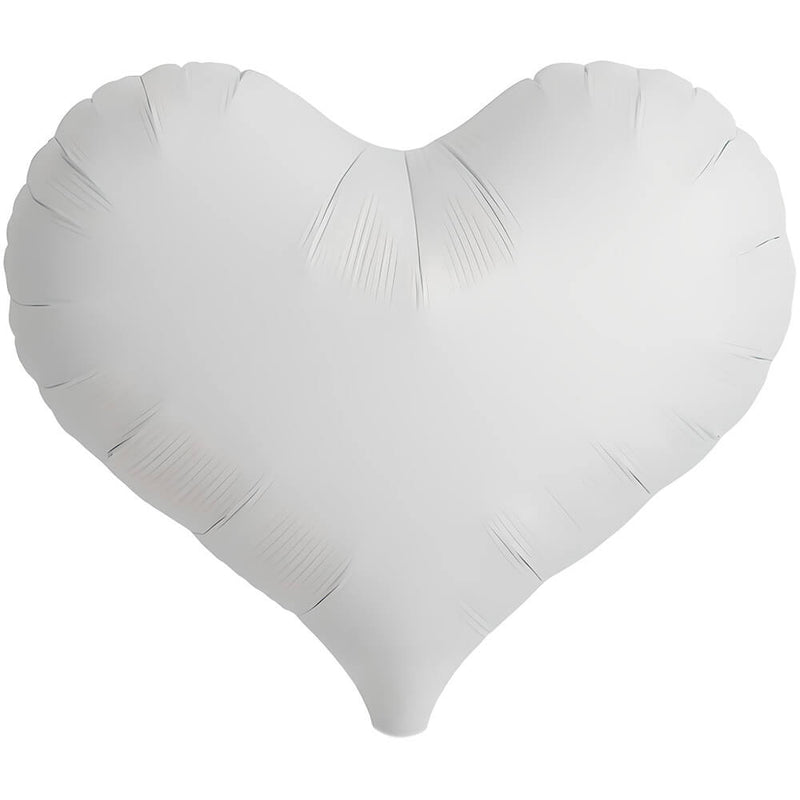 Foil Balloon 14 Inch White Heart