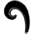 Plastic Balloon 14 Inch Kurly Wave Black
