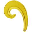 Foil Balloon 14 Inch Kurly Wave Gold