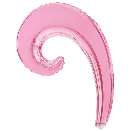 Foil Balloon 14 Inch Kurly Wave Pink